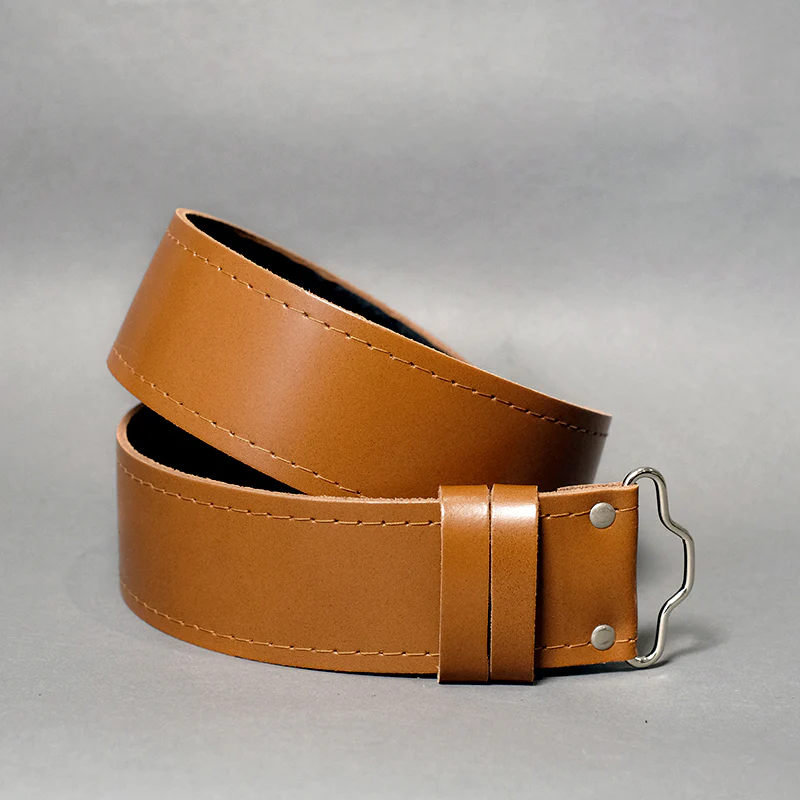 Brown Leather Kilt Belt