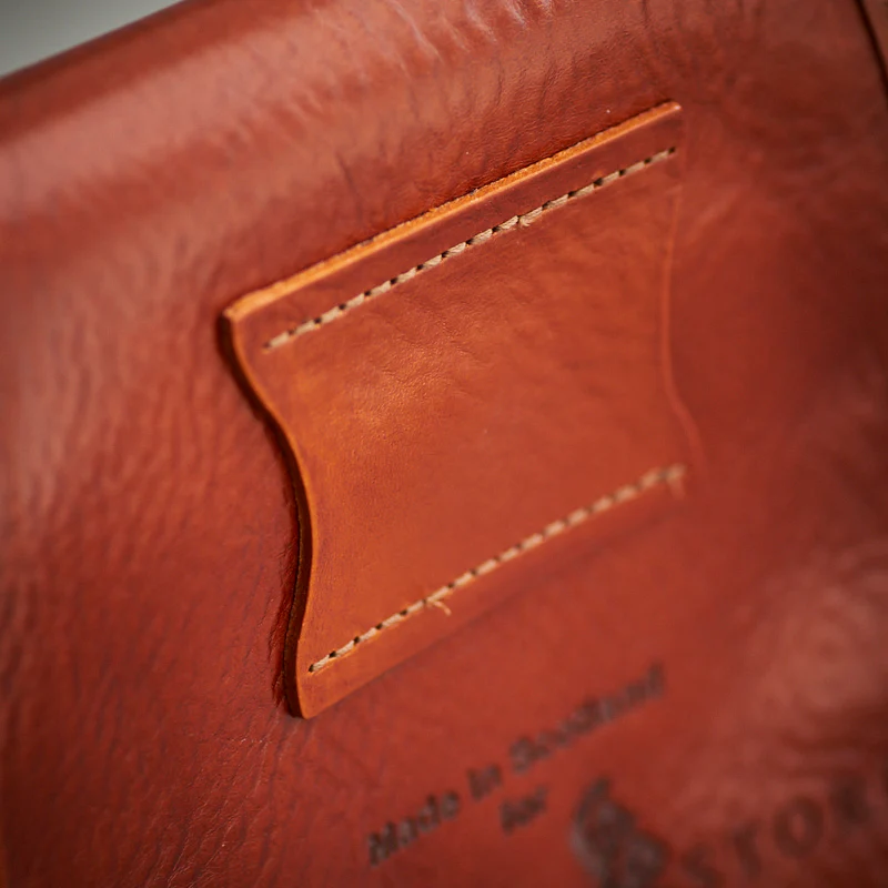 Hand Dyed Tan Leather Day Sporran - Image 6