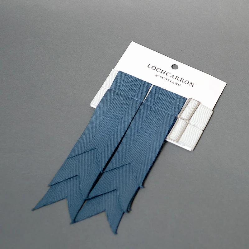 Ancient Blue Kilt Flashes by Lochcarron
