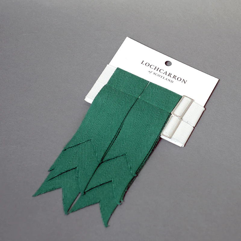 Ancient Green Kilt Flashes by Lochcarron