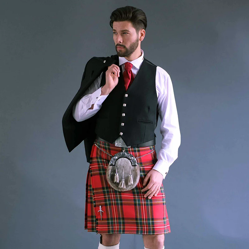 Men’s Made-To-Measure 8-Yard Tartan Kilt In 16oz Jura - Image 3