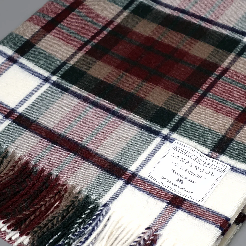 Merino Wool Dress MacDuff Tartan Blanket - Image 2