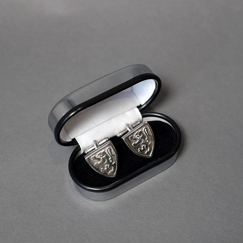 Pewter Cufflinks with Scottish Lion - Image 2