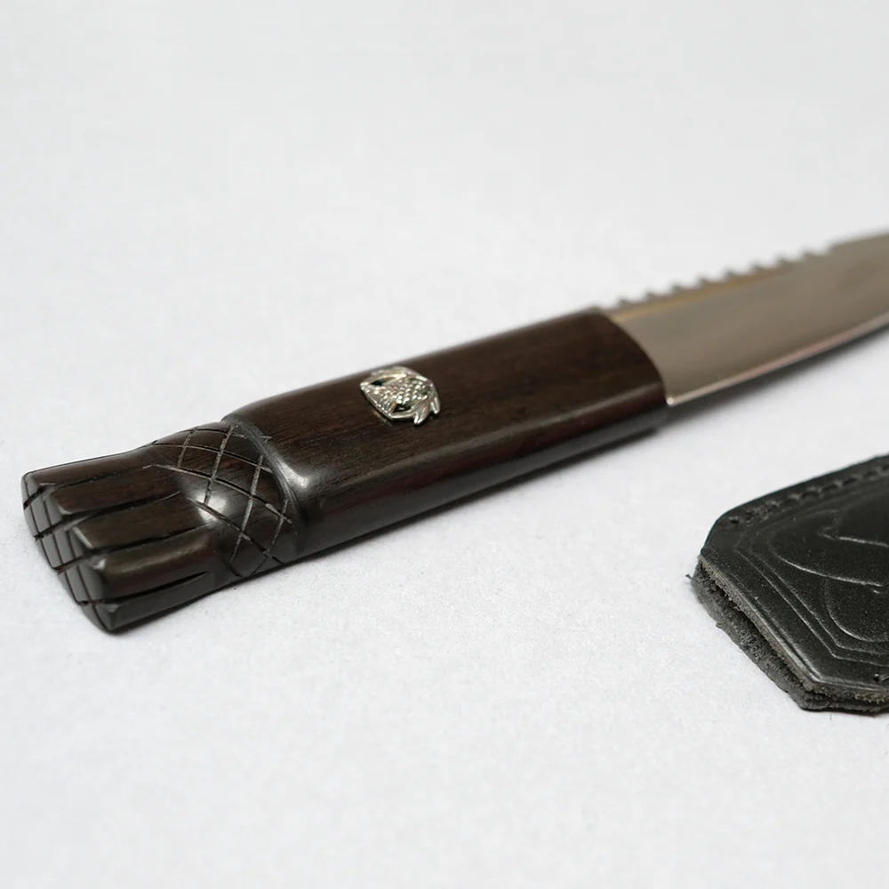 Sgian Dubh with Blackwood Thistle Handle - Image 3