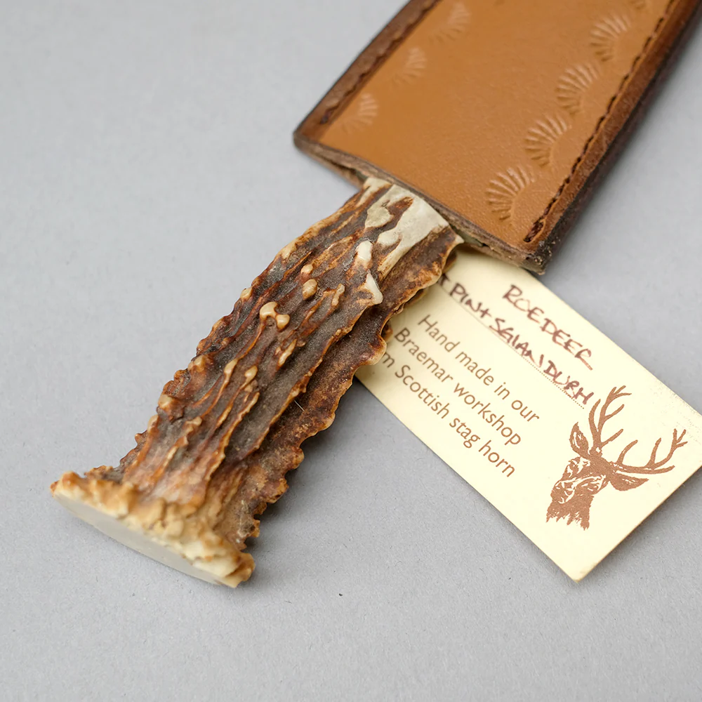 Hand made Sgian Dubh with Scottish Stag Horn Handle & Damascus Blade - Image 8