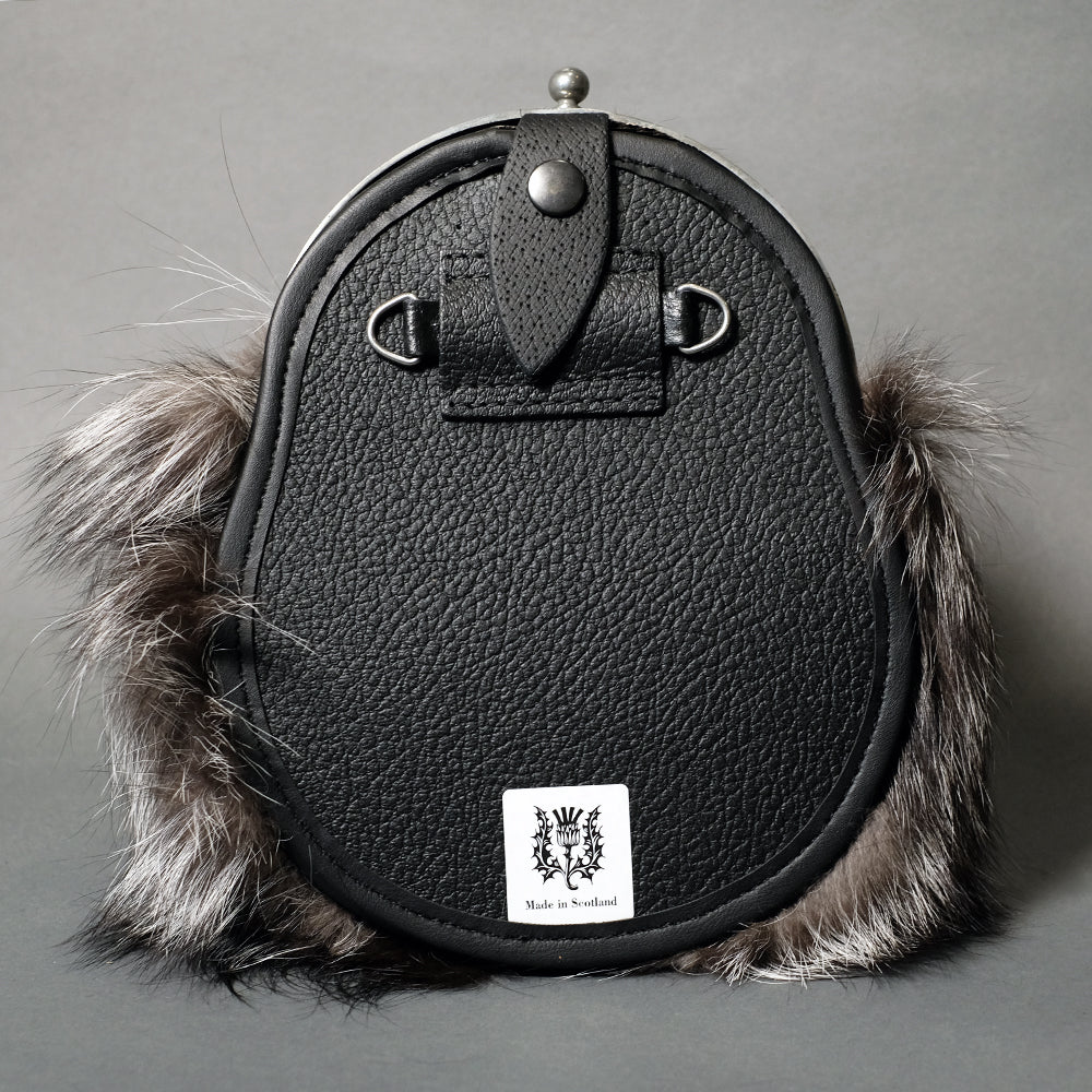Silver Fox Fur Dress Sporran With Pewter Cantle - Image 3