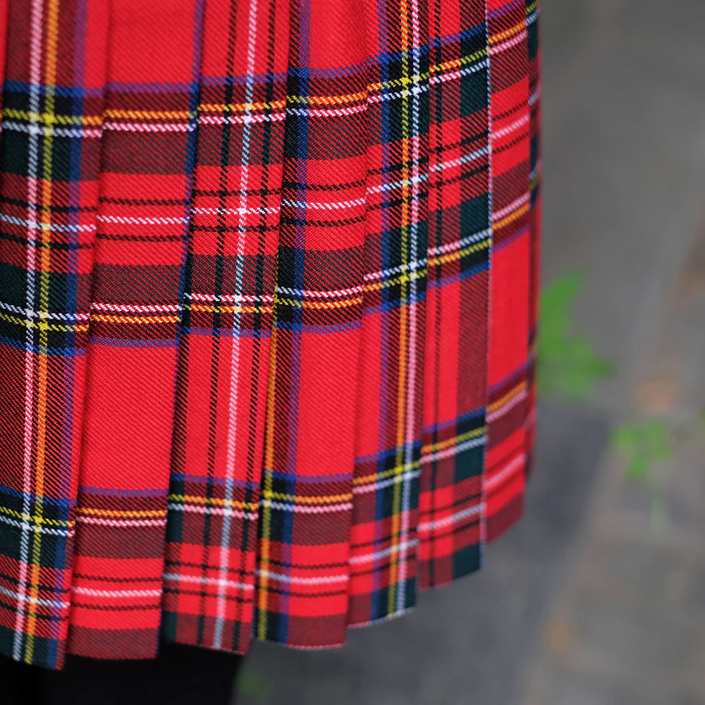 Womens Mini Kilt in Royal Stewart Tartan - Image 3