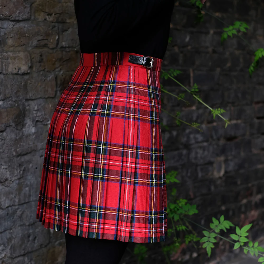 Womens Mini Kilt in Royal Stewart Tartan - Image 6