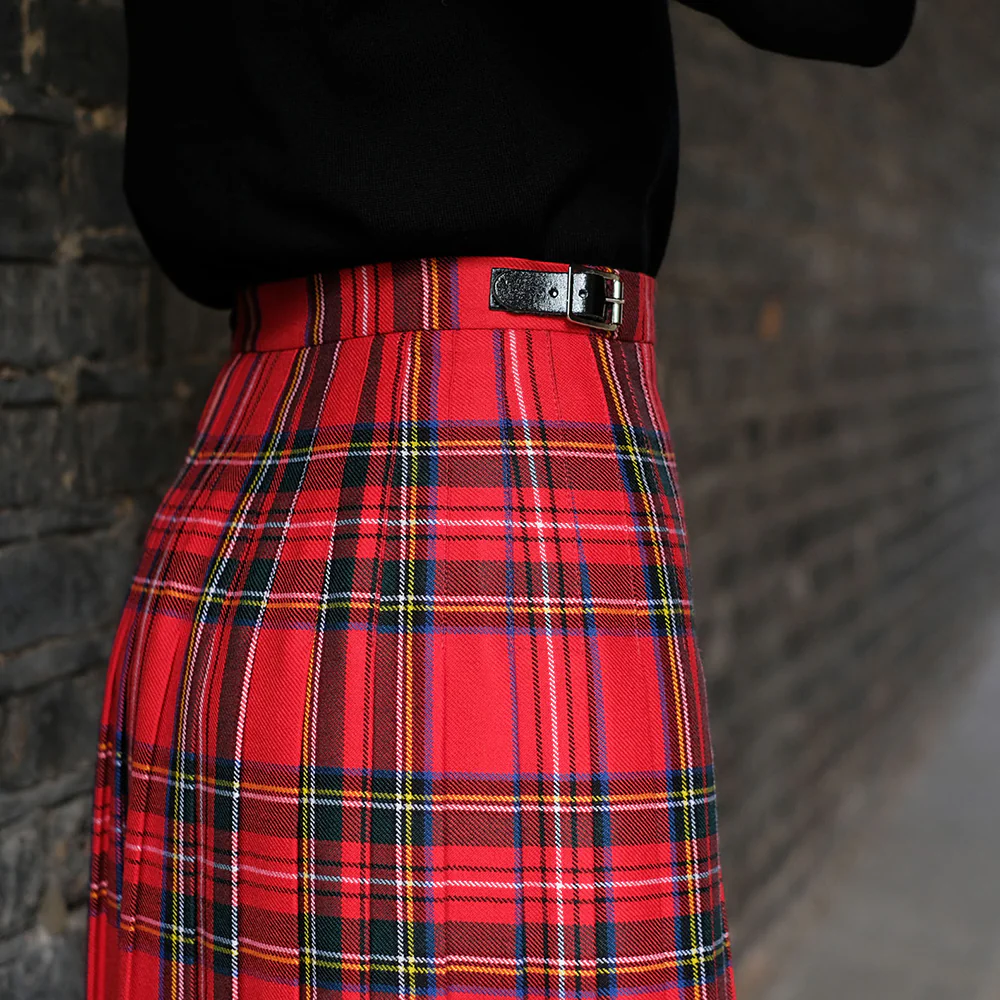 Womens Mini Kilt in Royal Stewart Tartan - Image 7