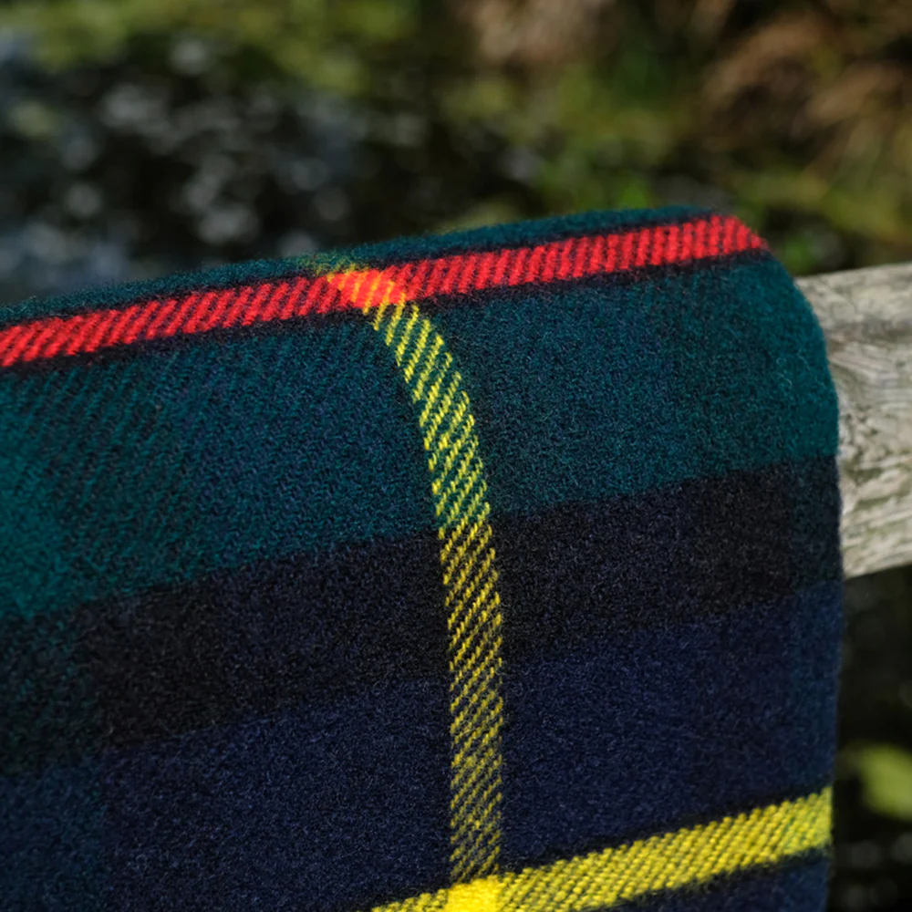 Pure Wool Blanket in Hunting Macleod Tartan - Image 2